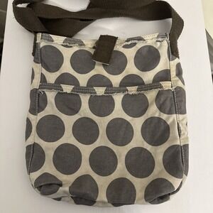 Thirty One Retro Metro Crossbody. Gray Dots